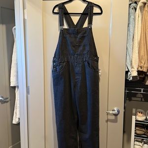 Free People Black Overalls - NWT